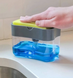 Дозатор для моющего ср-ва + губка Soap Pump Sponge Caddy S143--37 фото 1