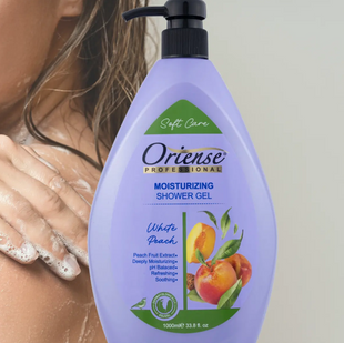 Gel de dus hidratant White Peach ORIENSE 1000 ml 8697566644773 foto