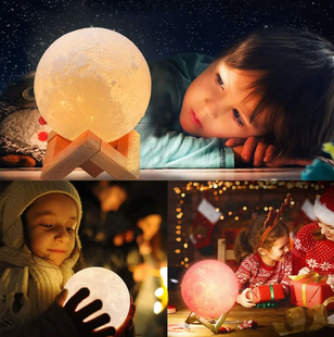 Veioza 3D MOON LAMP S182--5 foto