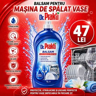 Ополаскиватель для посудомоечной машины dr. Prakti 1л 5900308777183 фото