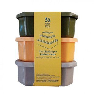 Caserole  set 3 buc UR 3433 foto