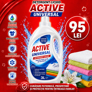Гель для стирки Active Universal (универсал) 3Lit 4820196010029 фото