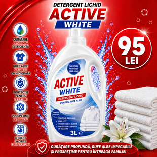 Гель для стирки Active White (для белого) 3Lit 4820196010067 фото