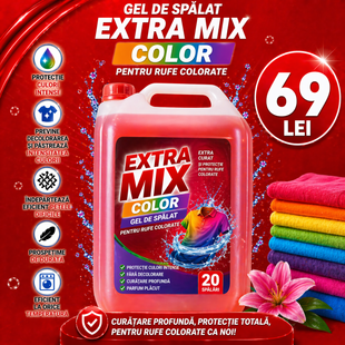 Гель для стирки Extra Mix Color 2,0 л для цветного белья 4820196011637 фото