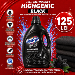 Гель для стирки HighGenic для черного 3L 8699469130797 фото