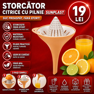 Соковыжималка цитрусовых с лейкой SunPlast SC-4014 фото