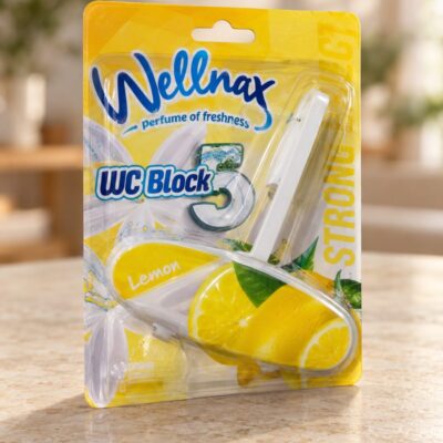 Блок-Освежитель Wellnax, Lemon, 50 гр