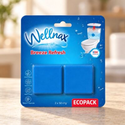 Блок для бачка унитаза Wellnax, Breeze Refresh, 2 x 50 г