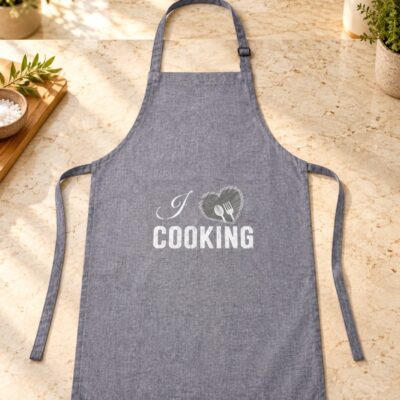 Фартук повара I love Cooking, водонепроницаемый
