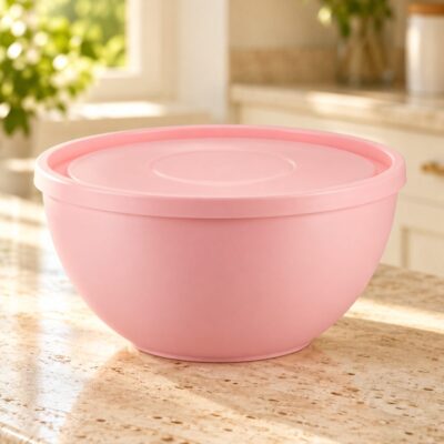 Миска круглая Zambak Plastik, с крышкой, 4 л