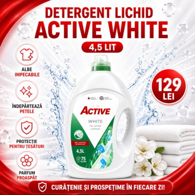 Гель для стирки Active White (для белого) 4,5Lit