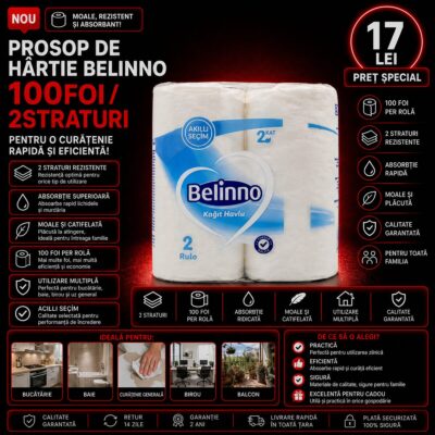 Полотенце бумажное BELINNO 100лист / 2 слоя